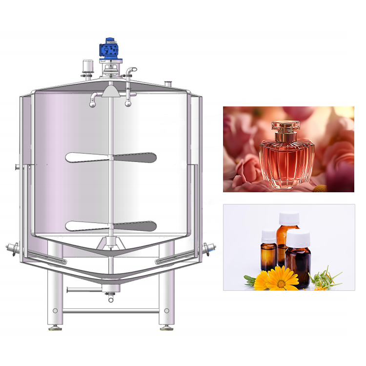 Liquid mixing tank SUS304 stainless steel mixing container Homogenizer mixing tank